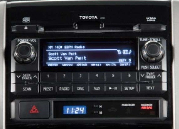 2012-2015 タコマ JBL付き車用 ナビゲーション/オーディオ取付キット