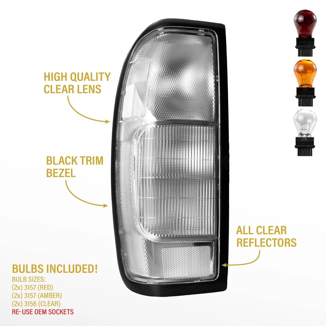 �ʼ����б�����1998-2004 Nissan Frontier D22 �ե���ƥ��� �����륯�ꥢ���ơ������ ���å�