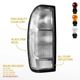 �ʼ����б�����1998-2004 Nissan Frontier D22 �ե���ƥ��� �����륯�ꥢ���ơ������ ���å�