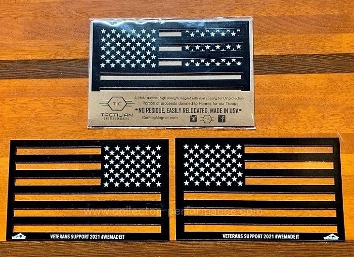 (�����ʡ�)Tactilian USA VETERANS SUPPORT 2021 �����ƥ��ꥢ�� �ե�å� �ޥ��ͥå� 2�祻�åȡʥޥåȥ֥�å���