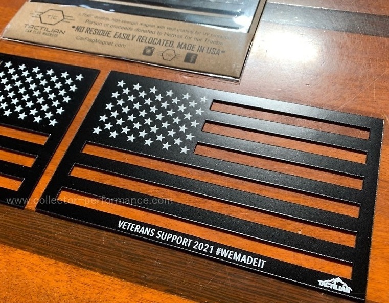 (�����ʡ�)Tactilian USA VETERANS SUPPORT 2021 �����ƥ��ꥢ�� �ե�å� �ޥ��ͥå� 2�祻�åȡʥޥåȥ֥�å���