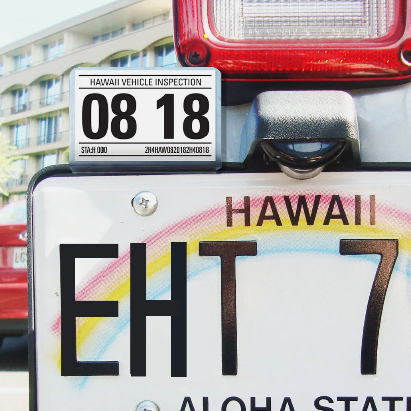 取り寄せ対応！）ハワイ Hawaii インスペクション用 ブラケット ステー