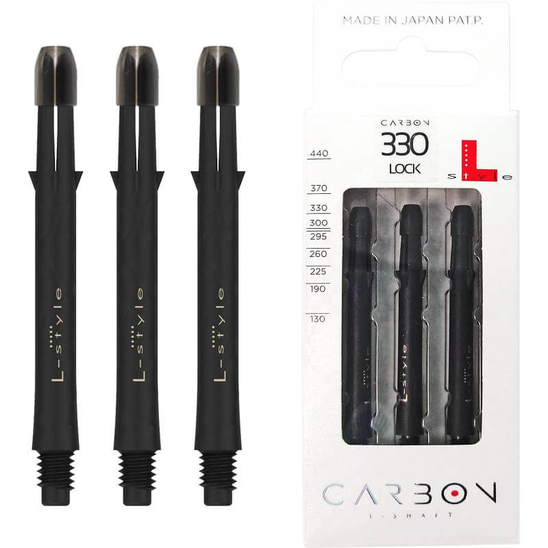 L-style ダーツセット 黒 L-style エルスタイル】エルシャフトカーボンロック（シャンパンリング