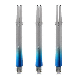 【エルスタイル】エルシャフトグラデーション ロックストレート クリアブラック×ブルー 330 ダーツシャフト|シャフト