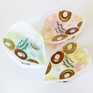 【ナチュラルナイン】スイートリングス クリアホワイト シェイプ ダーツ フライト|フライト