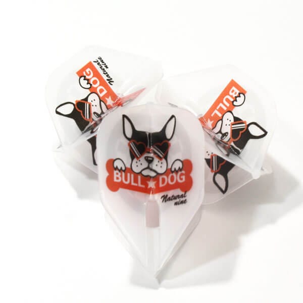 ナチュラルナイン ドッグファイト クリアホワイト シェイプ ダーツ