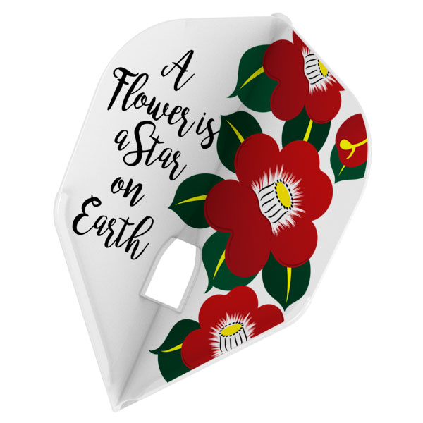 L-style エルスタイル】松本恵 ver.3 シェイプ ホワイト ダーツ フライト