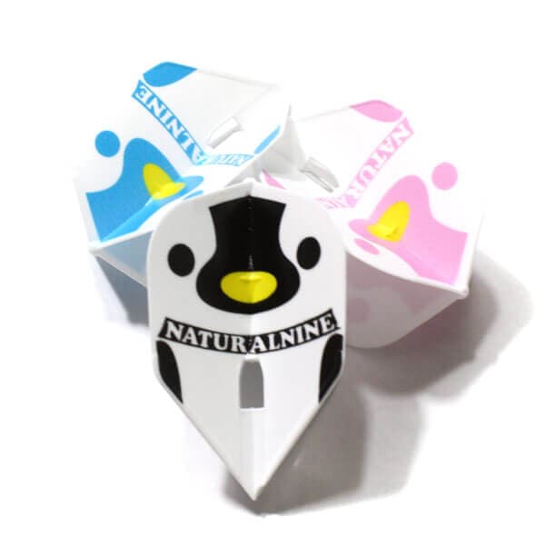 ナチュラルナイン】なちゅっぺんず ホワイト シェイプ ダーツ フライト