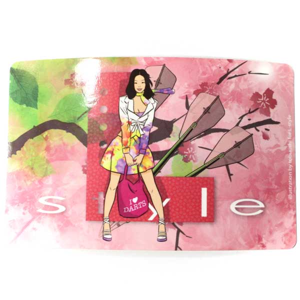 L-style エルスタイル】ステッカーシール 桜 ダーツカードシール