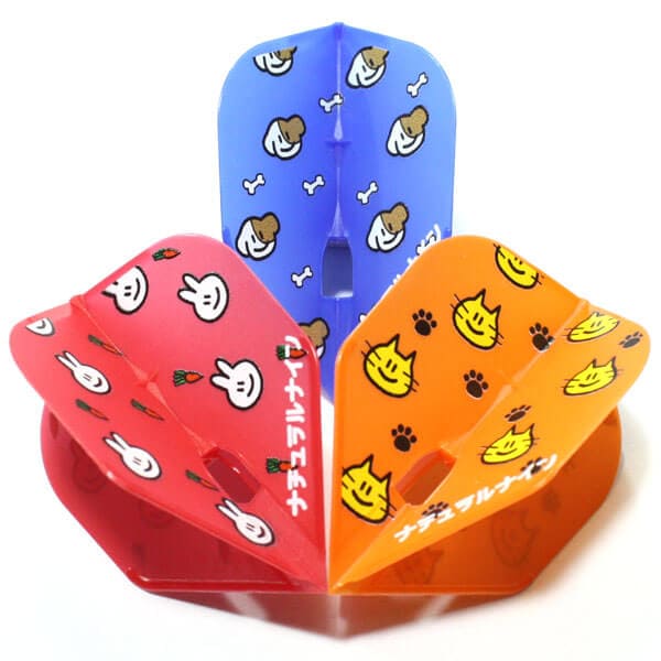 ナチュラルナイン ちゃんちゃんこ ミックス シェイプ ダーツ フライト