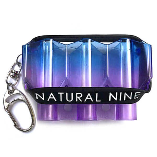 ナチュラルナイン】クリスタル ツインカラー ブルーベリー フライトケース