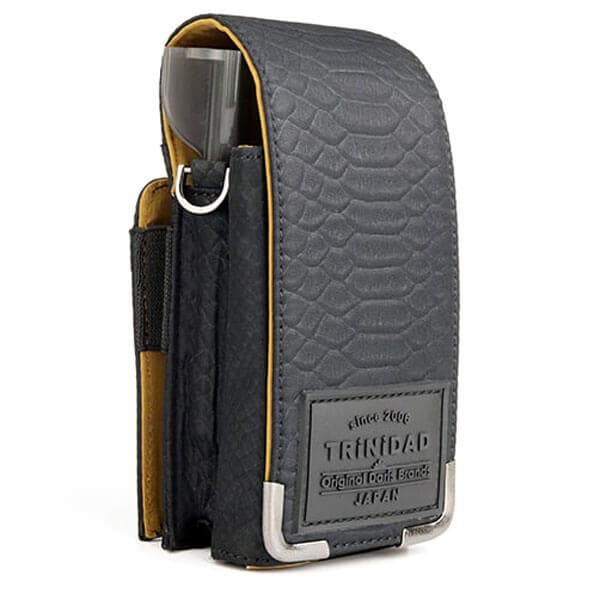 トリニダード】PLAIN CROCO プレーンクロコ ブラック ダーツケース