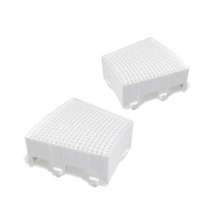 【グランダーツ】 グランボードセグメント シングルスクエア2個セット ホワイト ダーツボード用品|ダーツボード