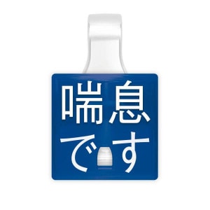 【PICPIN ピックピン】伝えるシリーズ 喘息ですA-R マスクチャーム アクセサリー|PICPIN （ピックピン）