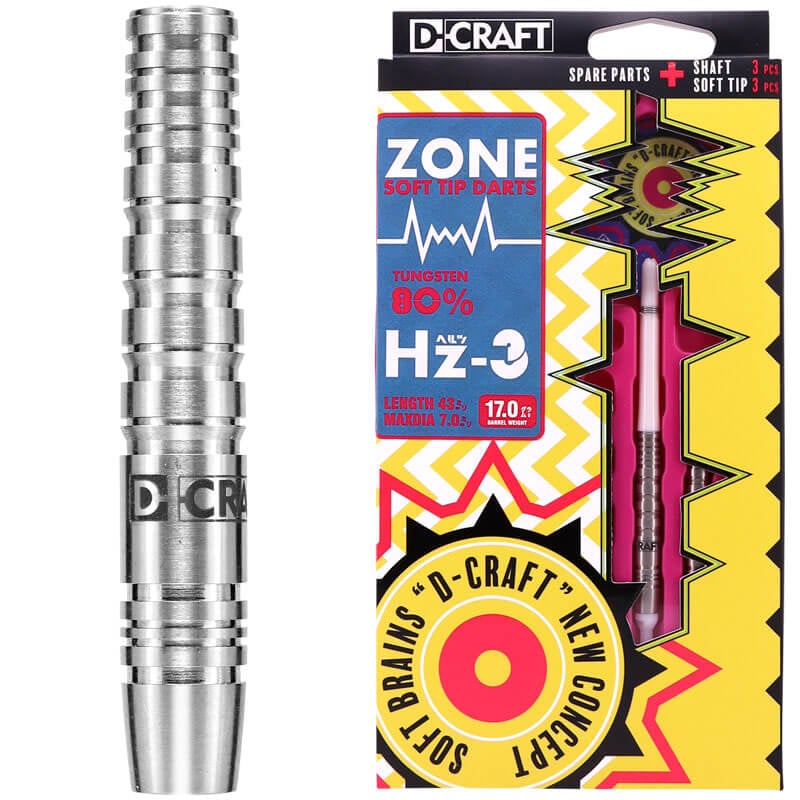 DDD ディスク ☺︎ ディークラフト】ZONE80 Hz-3 ヘルツスリー 2BA17.0g ダーツ バレル