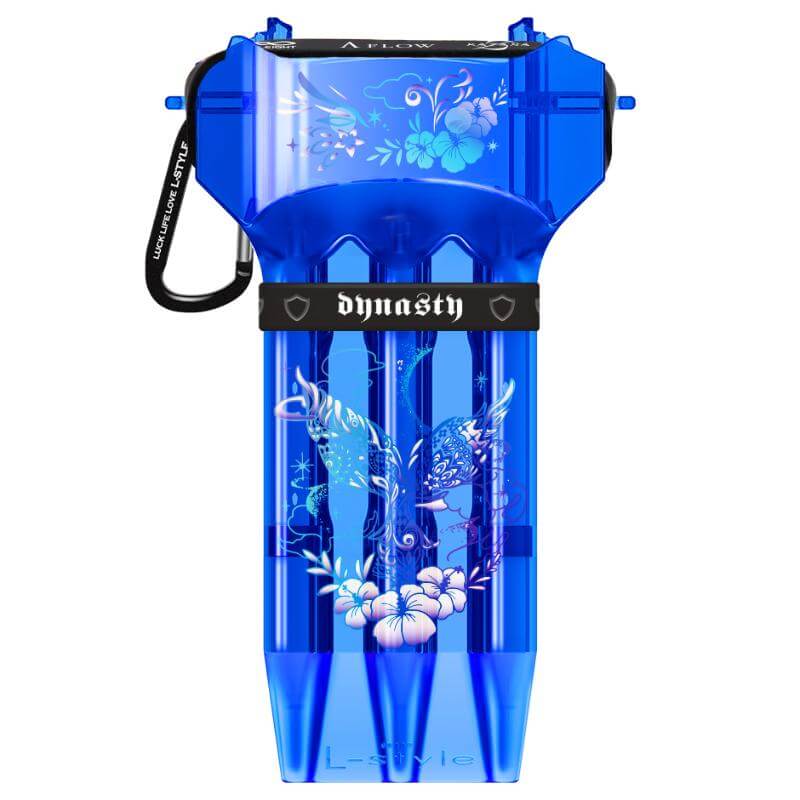 ダイナスティー】クリスタルワン 武山郁子選手 ver.2 ブルー ダーツケース