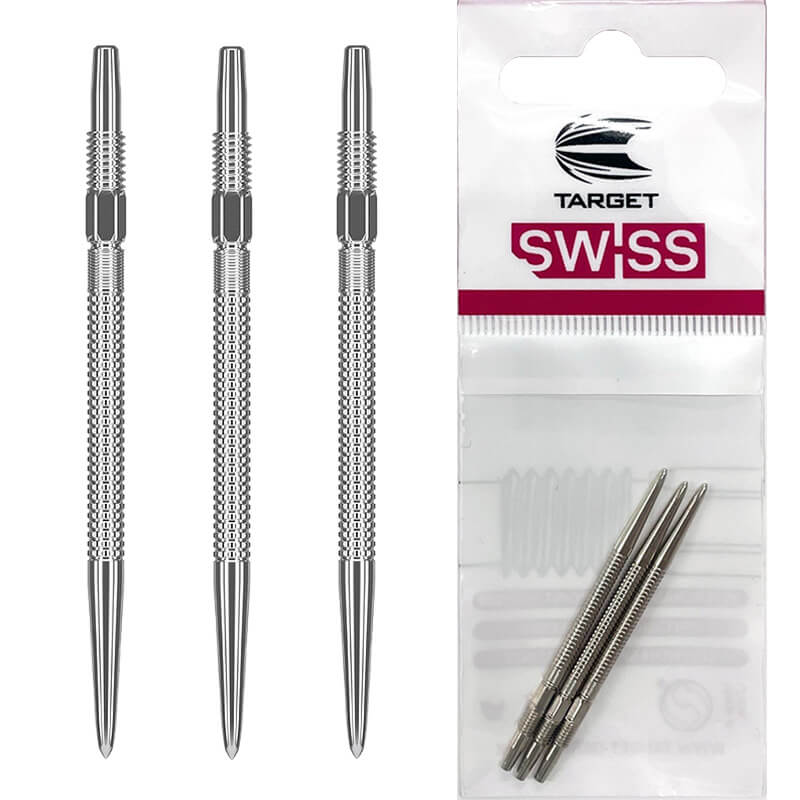 ターゲット スイスポイント GRD シルバ ー35mm ダーツ スティールチップ