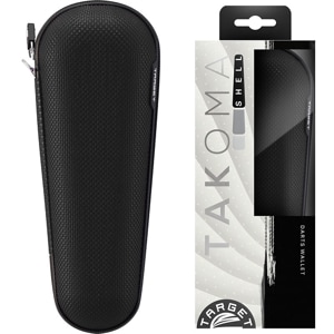 【ターゲット】TAKOMA SHELL WALLET タコマシェルウォレット ブラック ダーツケース|ダーツケース
