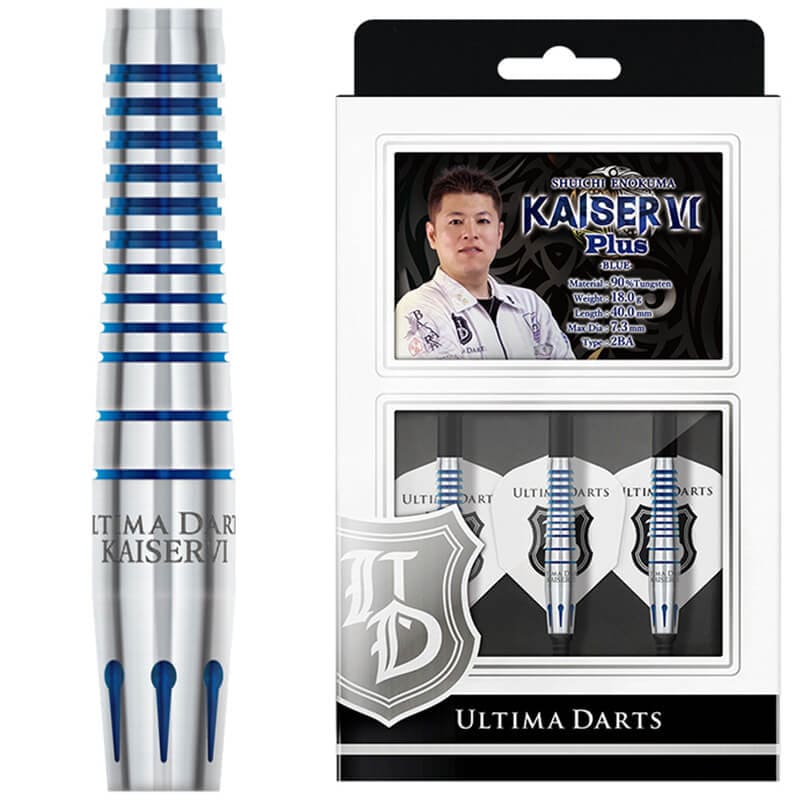 ULTIMA DARTS KAISER 限定版 2BA 荏隈秀一選手モデル アルティマ】カイザー6プラス ブルー 2BA18g 荏隈秀一選手