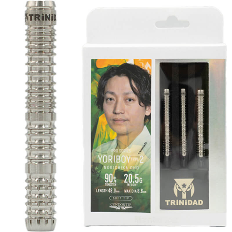 トリニダード プロ ヨリボーイ 大穂徳睦選手モデル トリニダード】ヨリボーイ2 2BA20.5g 大穂徳睦選手 ダーツ バレル
