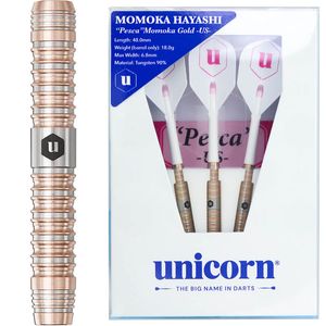 【ユニコーン】Pesca MOMOKA GOLD US ペスカ モモカゴールドUS 2BA18g 林桃加選手 ダーツ バレル|unicorn(ユニコーン)|ソフトダーツ