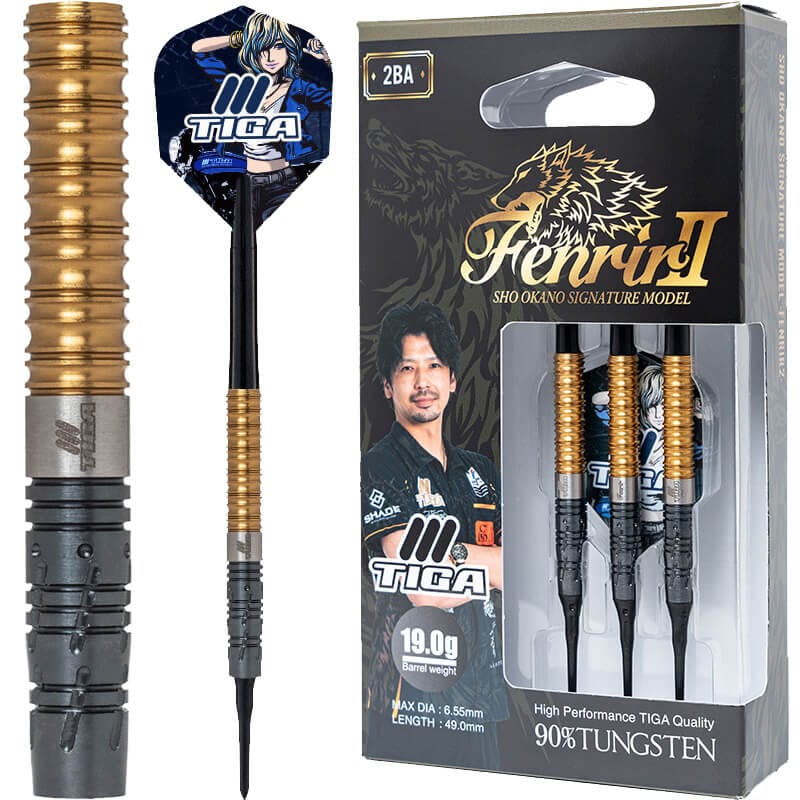 TIGA Fenrir2 2BA ダーツ 3本セット ダーツ > ソフトダーツ > ブランド【タ行】 > ティガ > TIGA