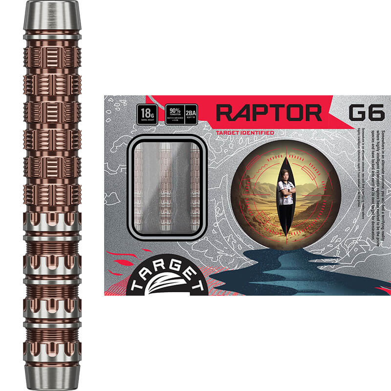 ターゲット】RAPTOR G6 ラプター6 2BA18.0g 西谷譲二選手 ダーツ