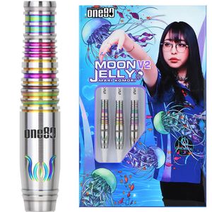 【One80】Moon Jelly ver.2 ムーンジェリー2 レインボー 2BA18g 小森麻理選手 ダーツ バレル|ONE80(ワンエイティー)|ソフトダーツ