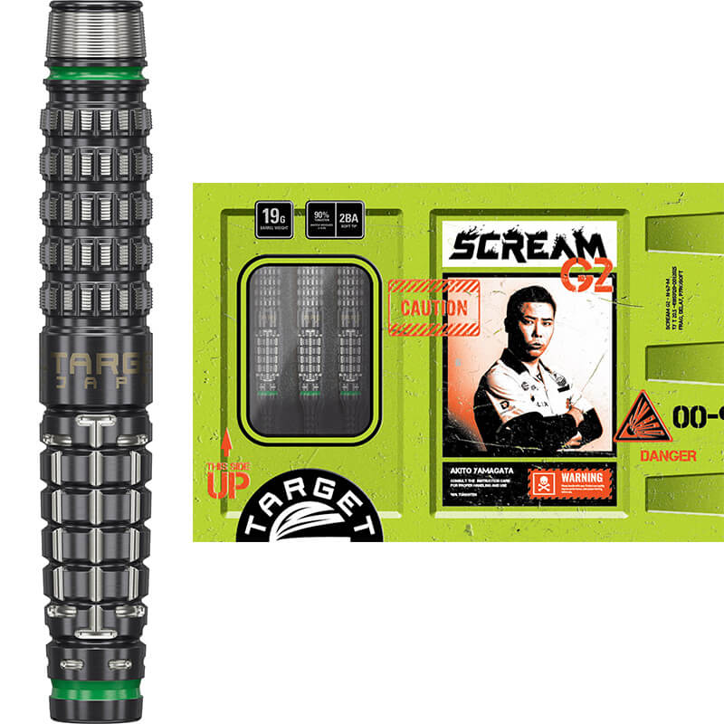 TARGET JAPAN SCREAM 2BA山形明人選手モデル ターゲット】SCREAM G2 スクリーム2 2BA19g 山形明人選手 ダーツ