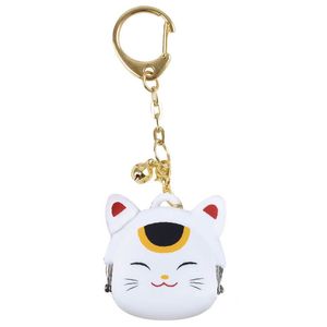 【ピージーデザイン】ポチビットジャパン 招き猫 白 コインケース チップケース|ダーツ小物ケース