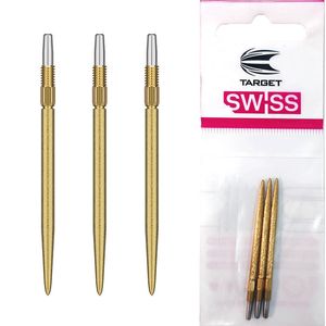 【ターゲット】SWISS SLK POINT ゴールド 35mm ダーツ スティールチップ|チップ
