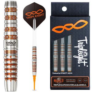 トリプレイト】Abel アベル 2BA19g 鎌田愛選手 ダーツ バレル
