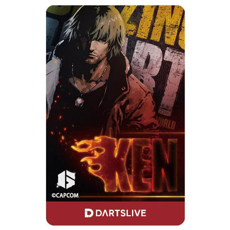 ストリートファイター6 ダーツライブカード 「ケン」