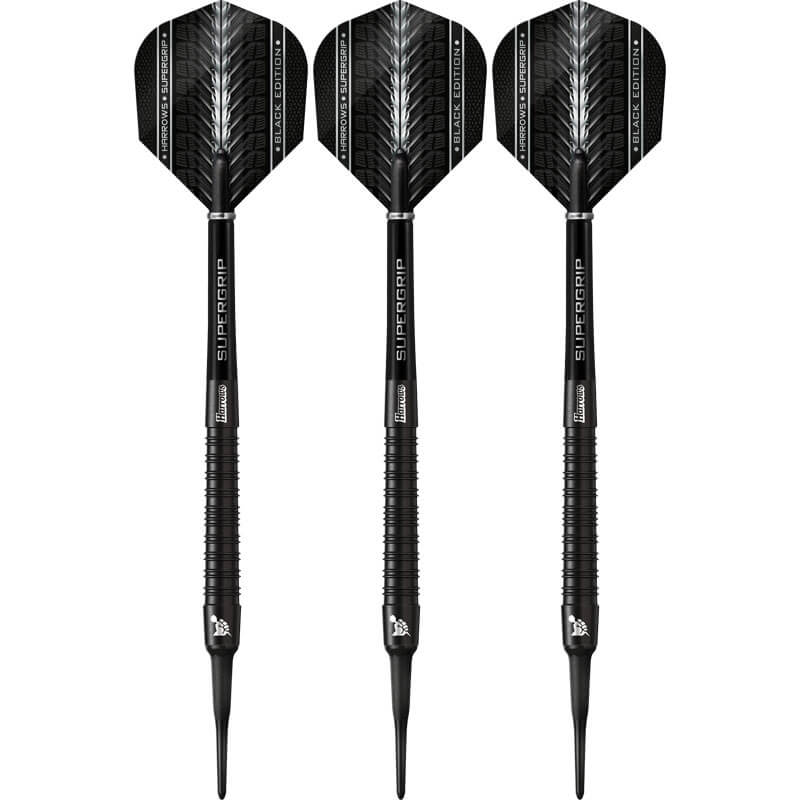 ハローズ スーパーグリップ ブラックエディション 2BA18g ダーツ バレル