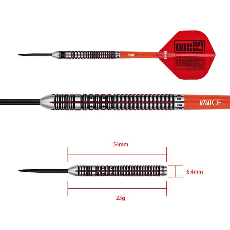 ONE80 Nasir ver.2 ナシル2 スティール23g ナシル・ボンバ選手 ハード