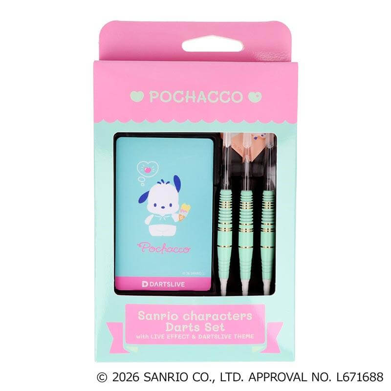 サンリオキャラクターズ ダーツセットダーツライブカード付 ポチャッコ