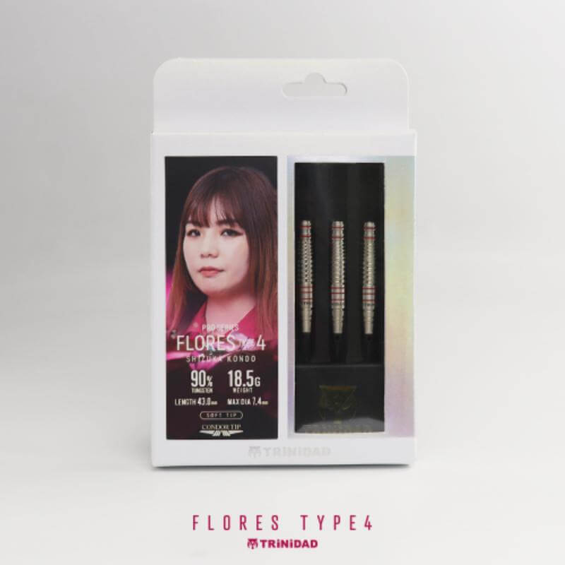 トリニダード　フローレスタイプ4 近藤静香 トリニダード Flores Type4 フローレス4 2BA18.5g 近藤静加選手 ダーツ