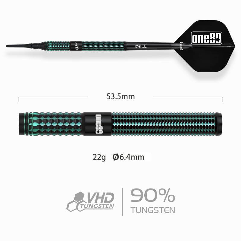 ワンエイティー FBリョン選手 One80 FB LEUNG 3 ダーツ バレル 2BA22.0g