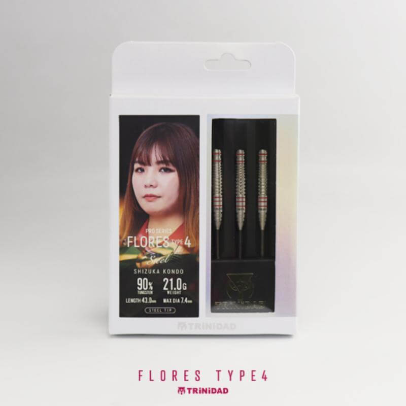 トリニダード　フローレスタイプ4 近藤静香 トリニダード Flores Type4 フローレス4 スティール21g 近藤静加選手