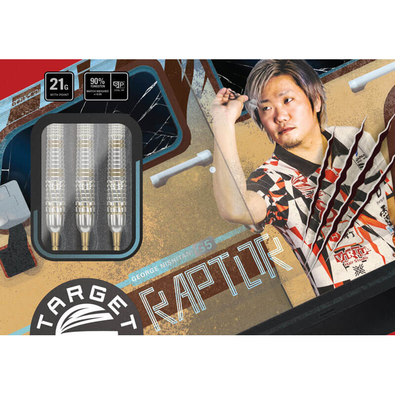 ターゲット RAPTOR G5 ラプター5 スイスポイント スティール21g 西谷