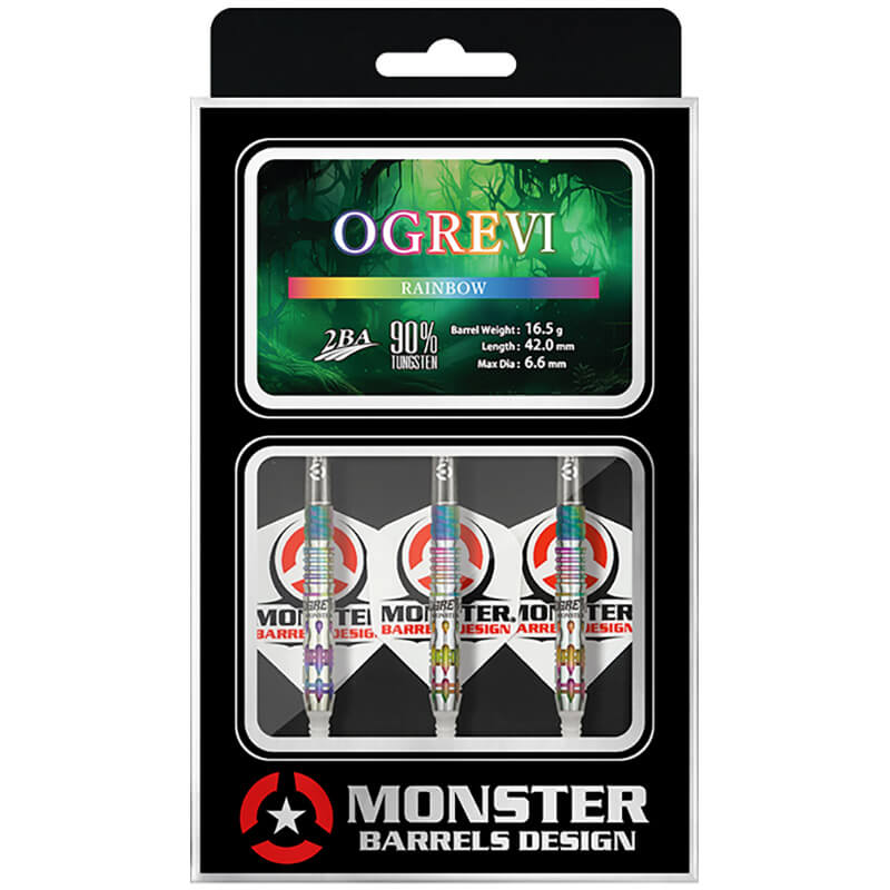 モンスター オーガ6 レインボー 2BA16.5g ダーツ バレル