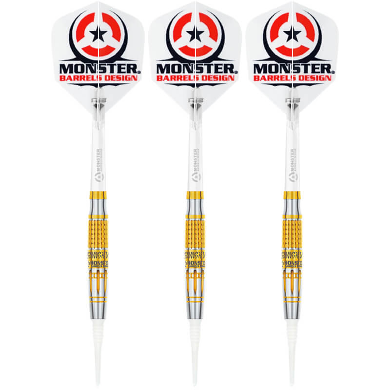 ガンナー5 ゴールド monster barrels design モンスター ガンナー5 ゴールド 2BA19.5g ダーツ バレル