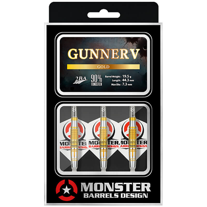 モンスター ガンナー5 ゴールド 2BA19.5g ダーツ バレル