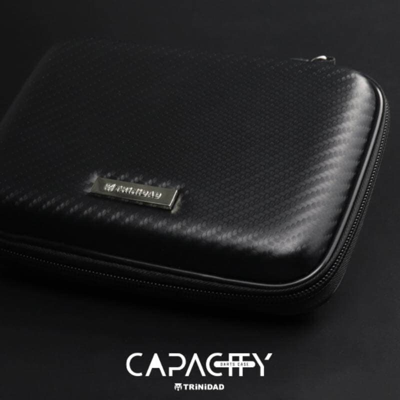 ダーツケースカバー（黒×黒）② トリニダード CAPACITY キャパシティ カーボンブラック ダーツケース