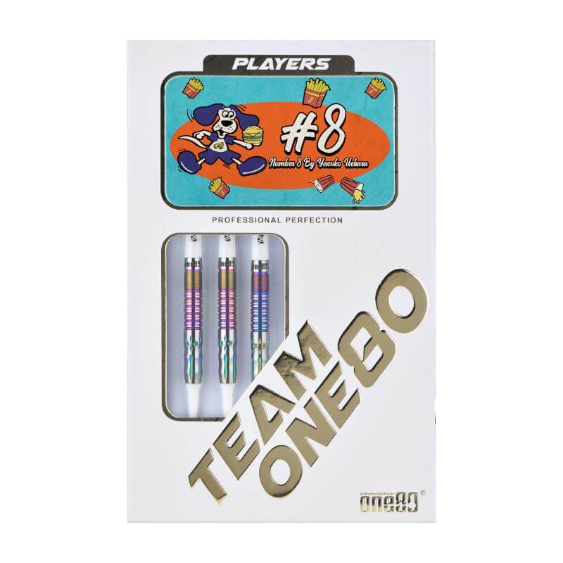 ONE80 #8（ナンバーエイト）レインボー 2BA17.5g 上原泰子選手 ダーツ