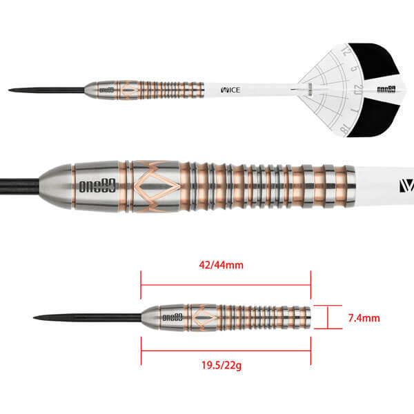 ONE80 Mao Shimamura ver.3 スティール19.5g 島村麻央選手 ハード