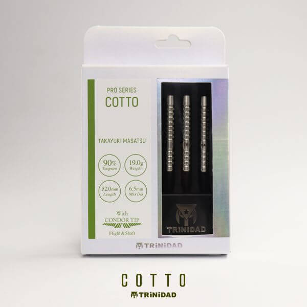 トリニダード COTTO コット 2BA19g 正津貴之選手 ダーツ バレル