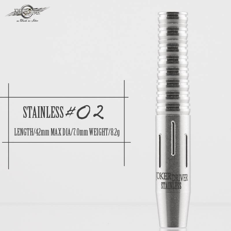 ジョーカードライバー STAINLESS ステンレス #02 2BA ダーツ バレル