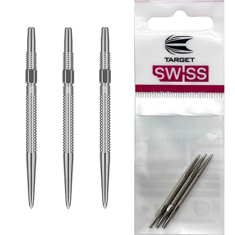 ターゲット スイスポイント GRD シルバ ー30mm ダーツ スティールチップ
