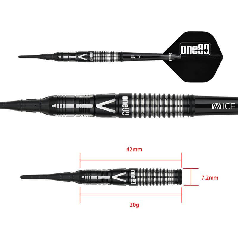 ONE80 KILLUA キルア 2BA20g ダークブラック 小野寺由貴選手 ダーツ バレル